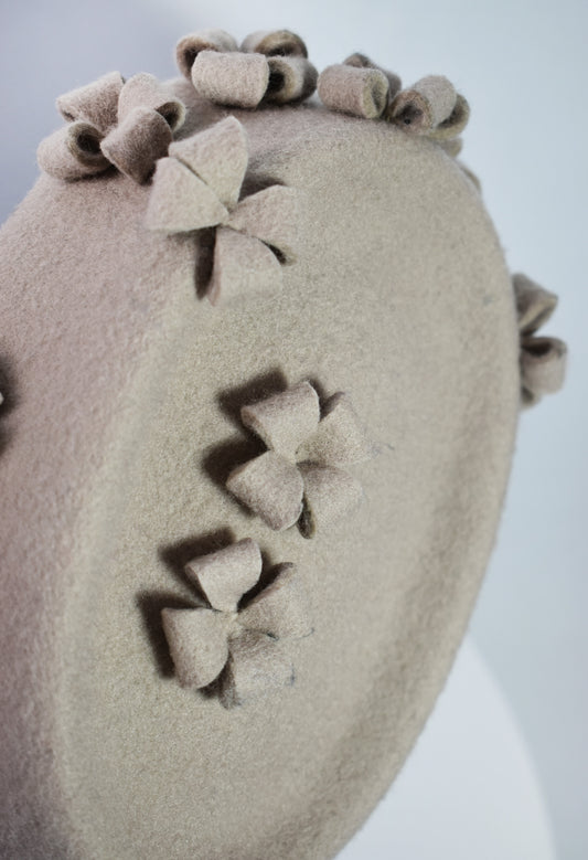 MY HEART Pillbox Wool Felt Hat