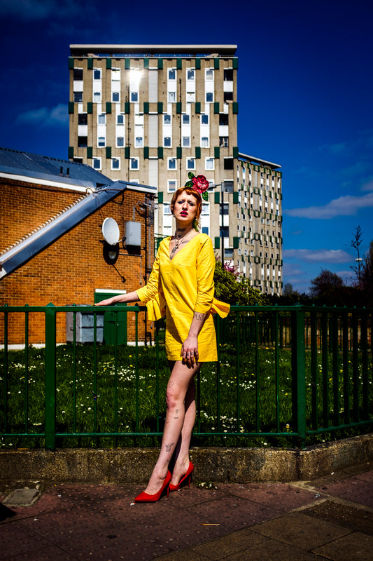 Rose Needlepoint Headpiece