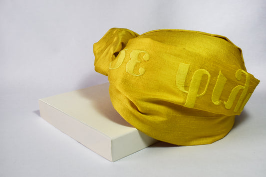 'I KISS YOU' Silk Turban