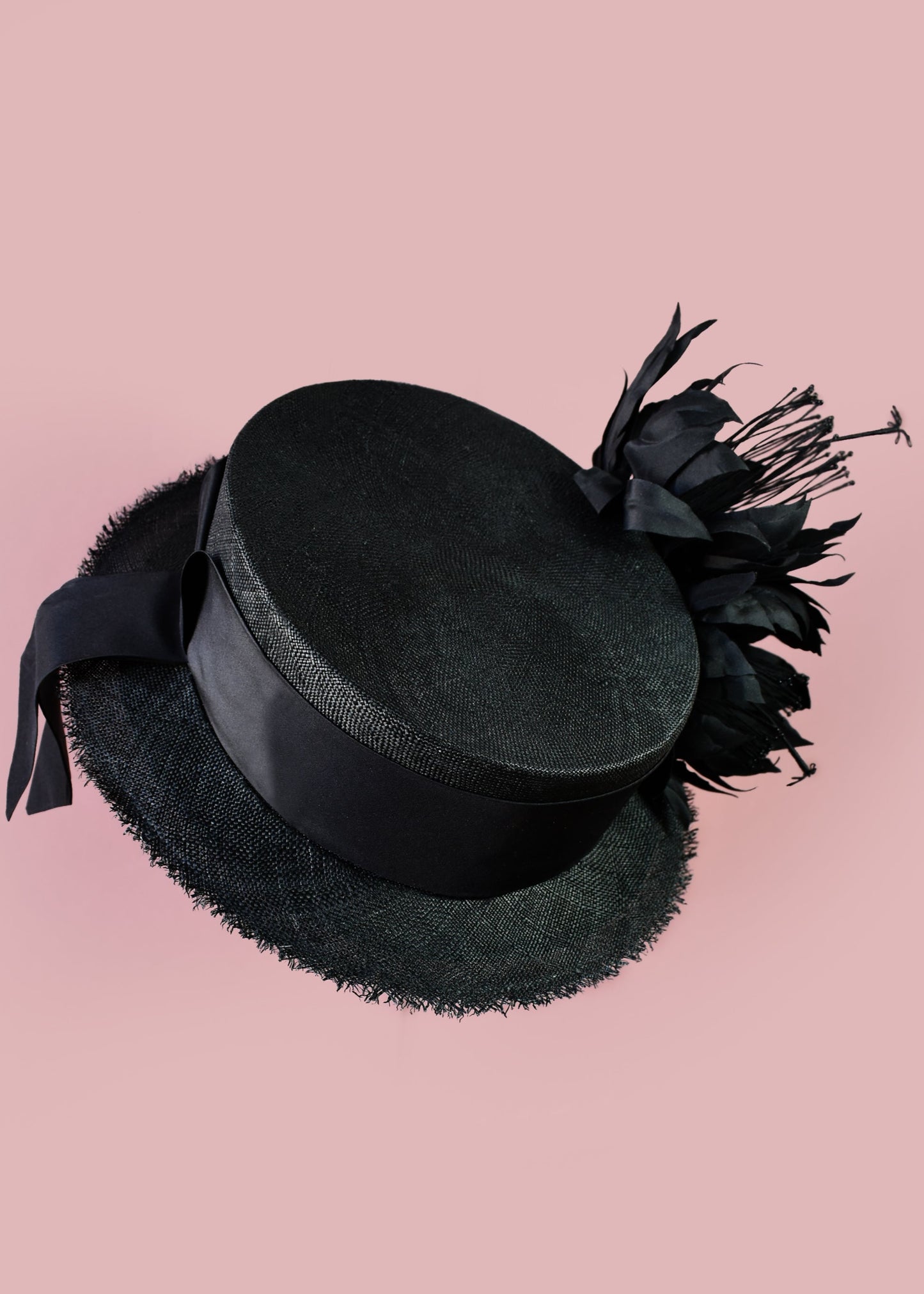 ORCHID CACTUS Boater Hat