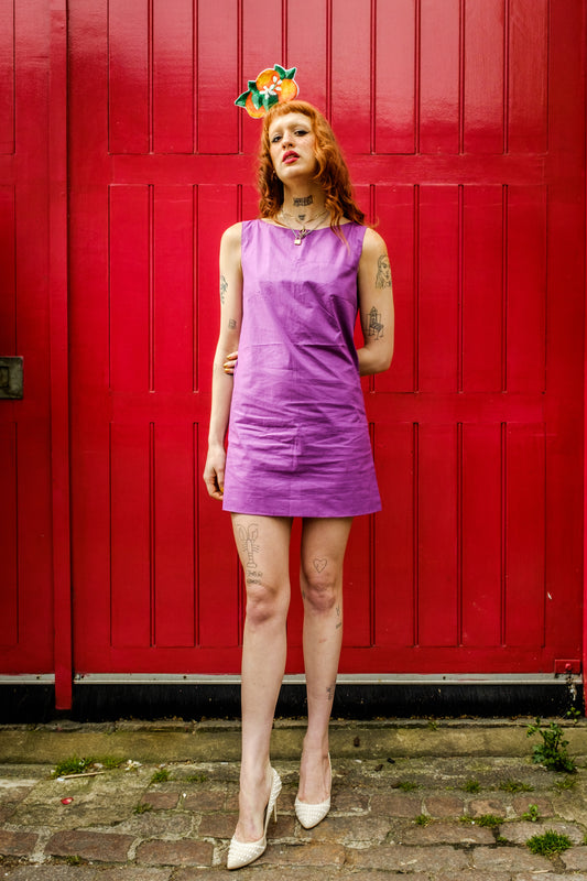 Sweet Oranges Needlepoint Headpiece