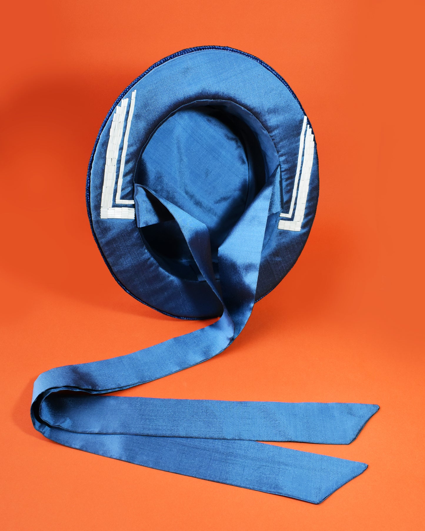 Navy Boater Hat