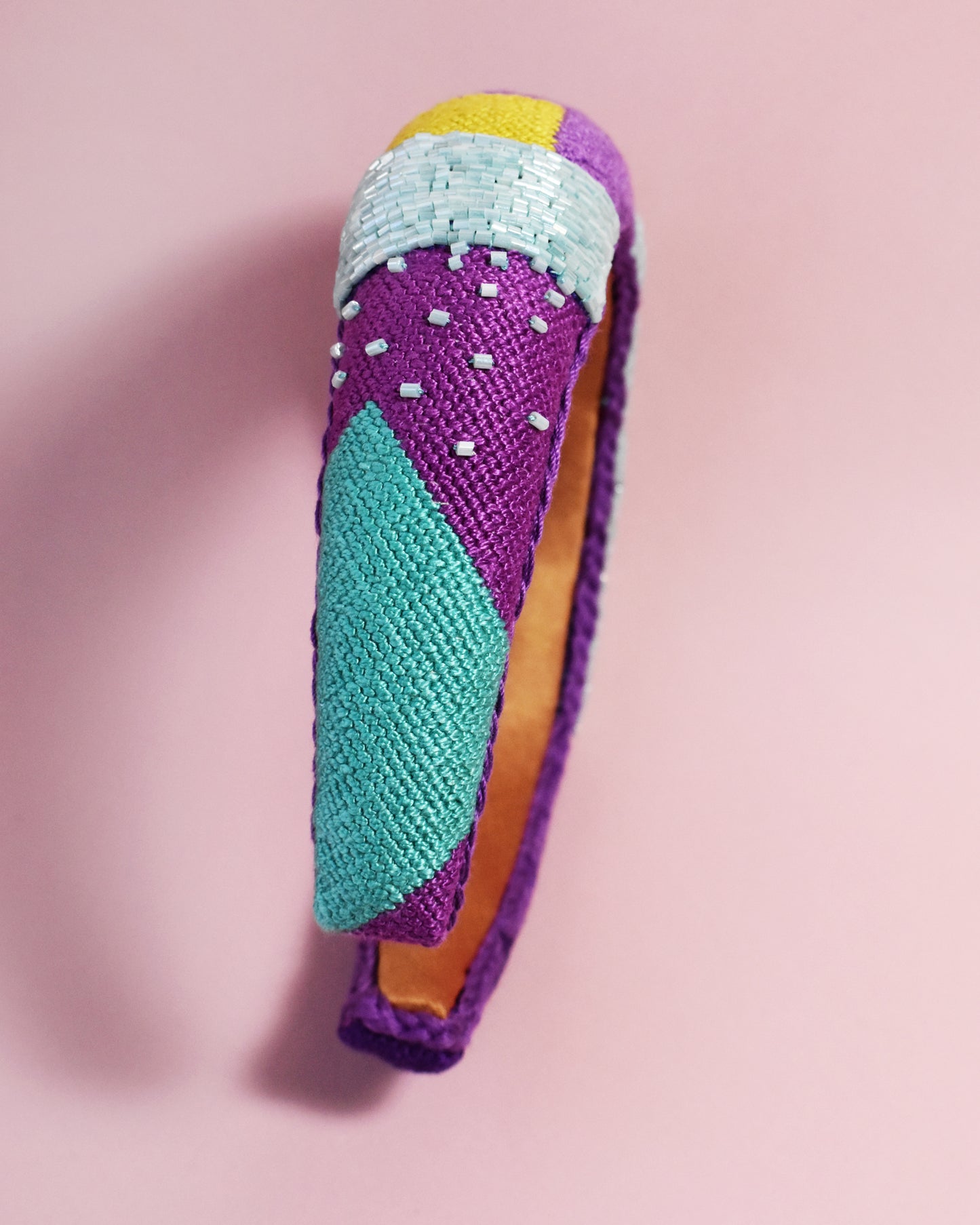 Hand-embroidered Headband