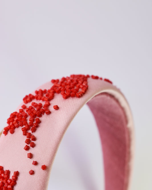 Candy Pink Silk Headband