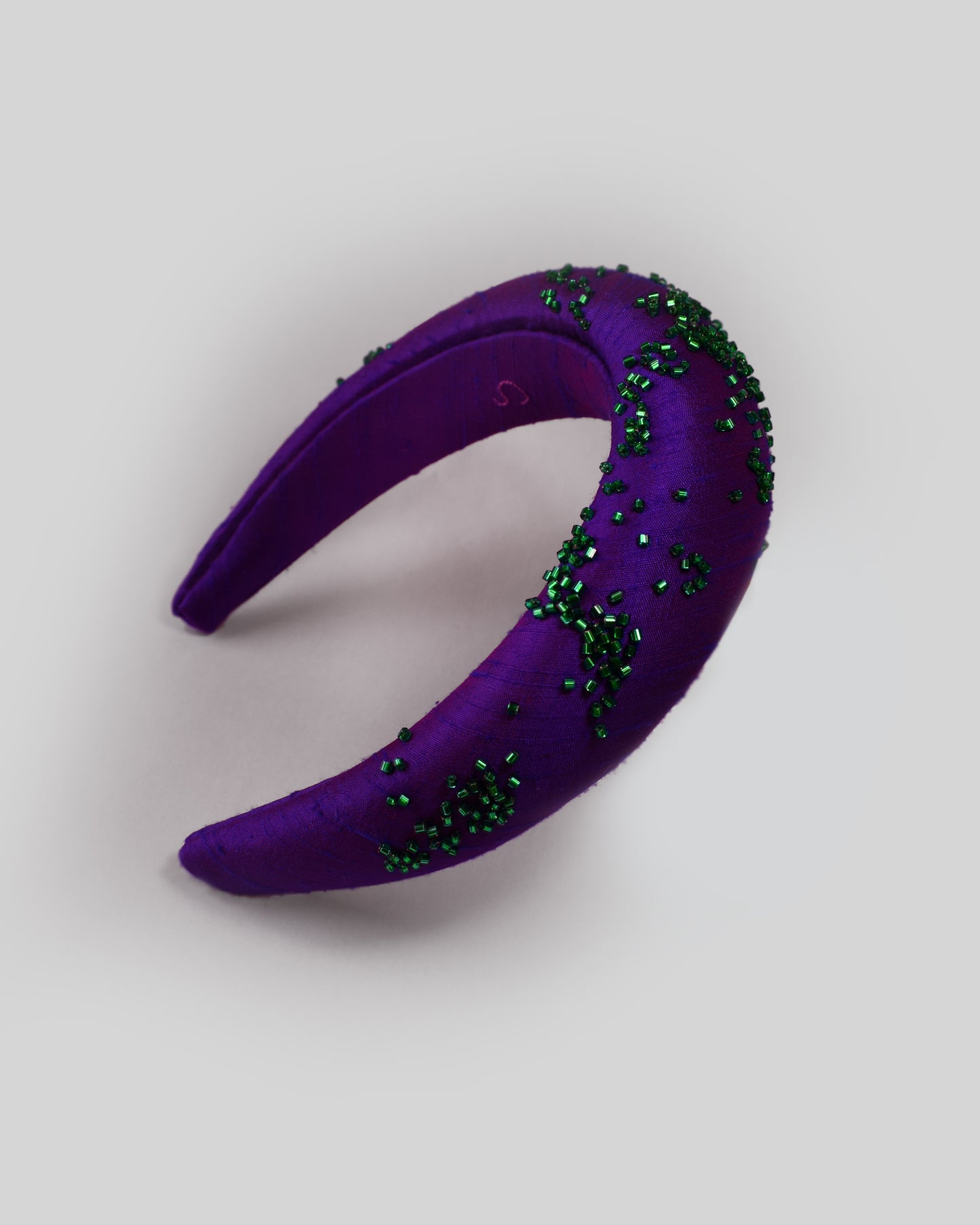 Violet Silk Headband