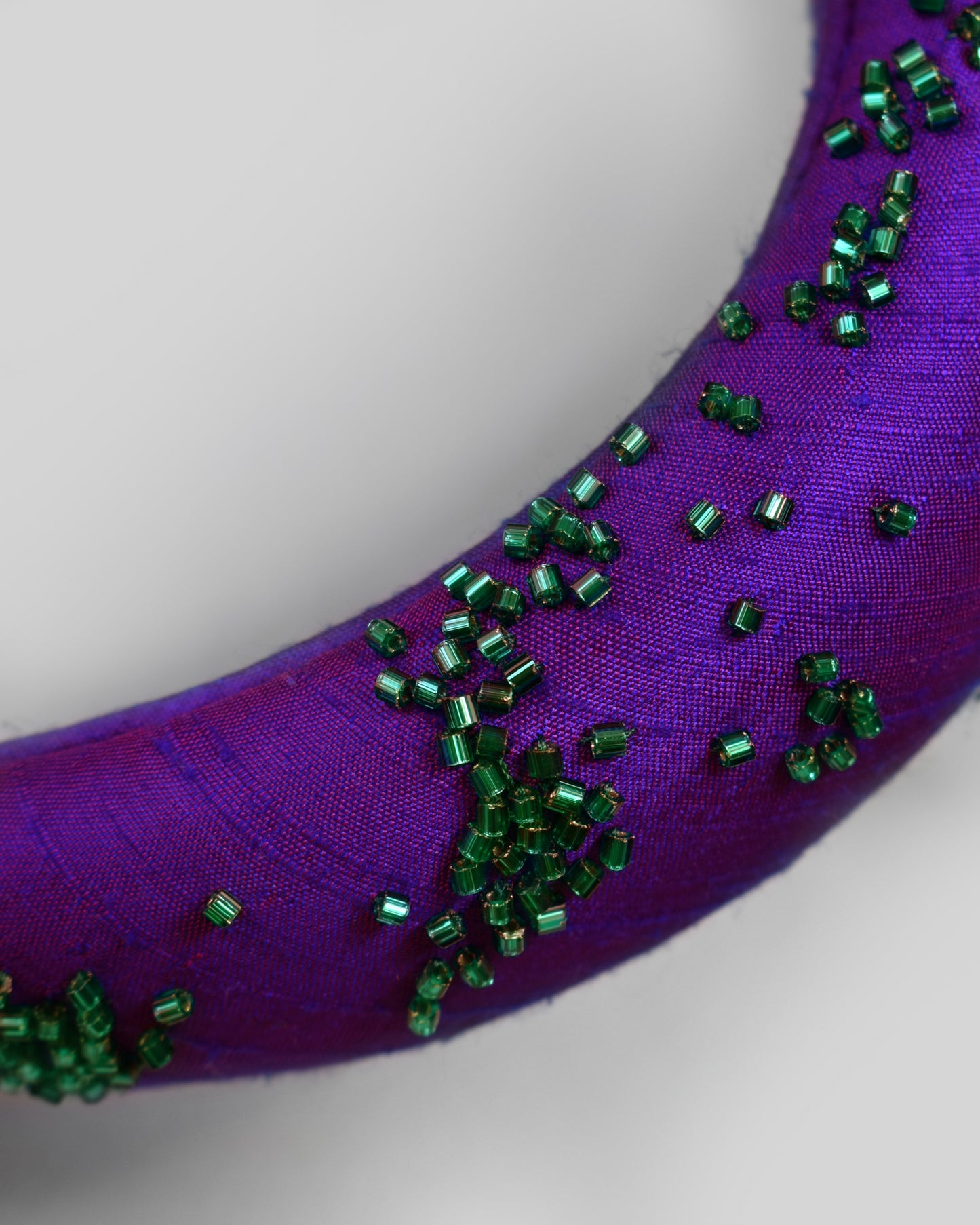 Violet Silk Headband