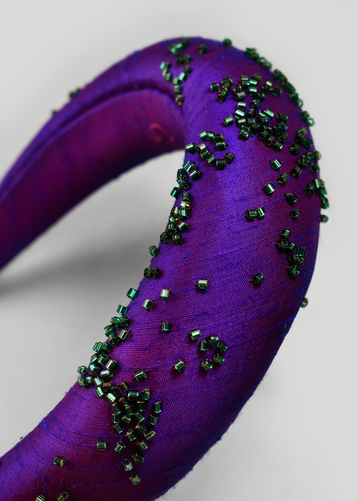 Violet Silk Headband