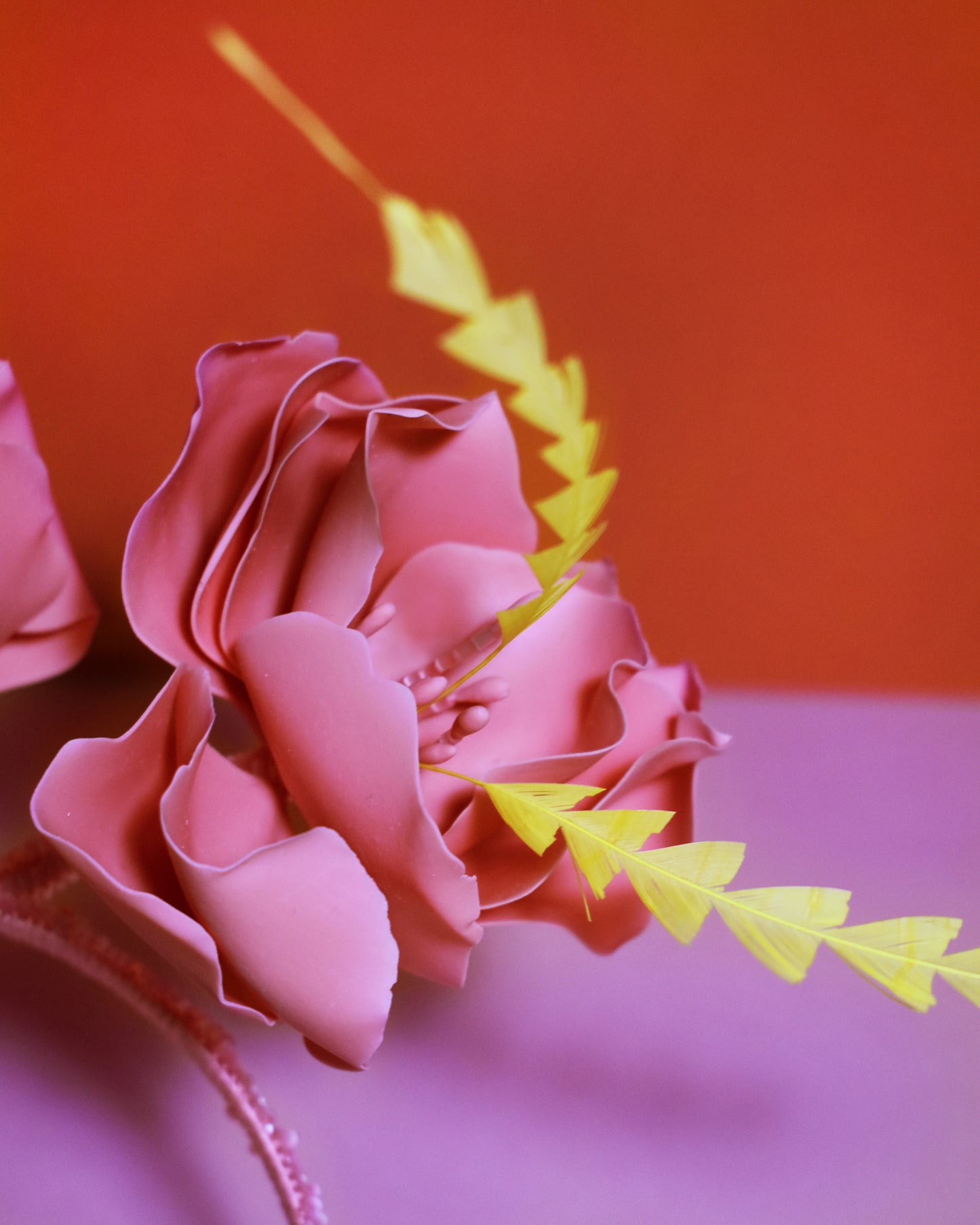 Floral Cold Porcelain Headband