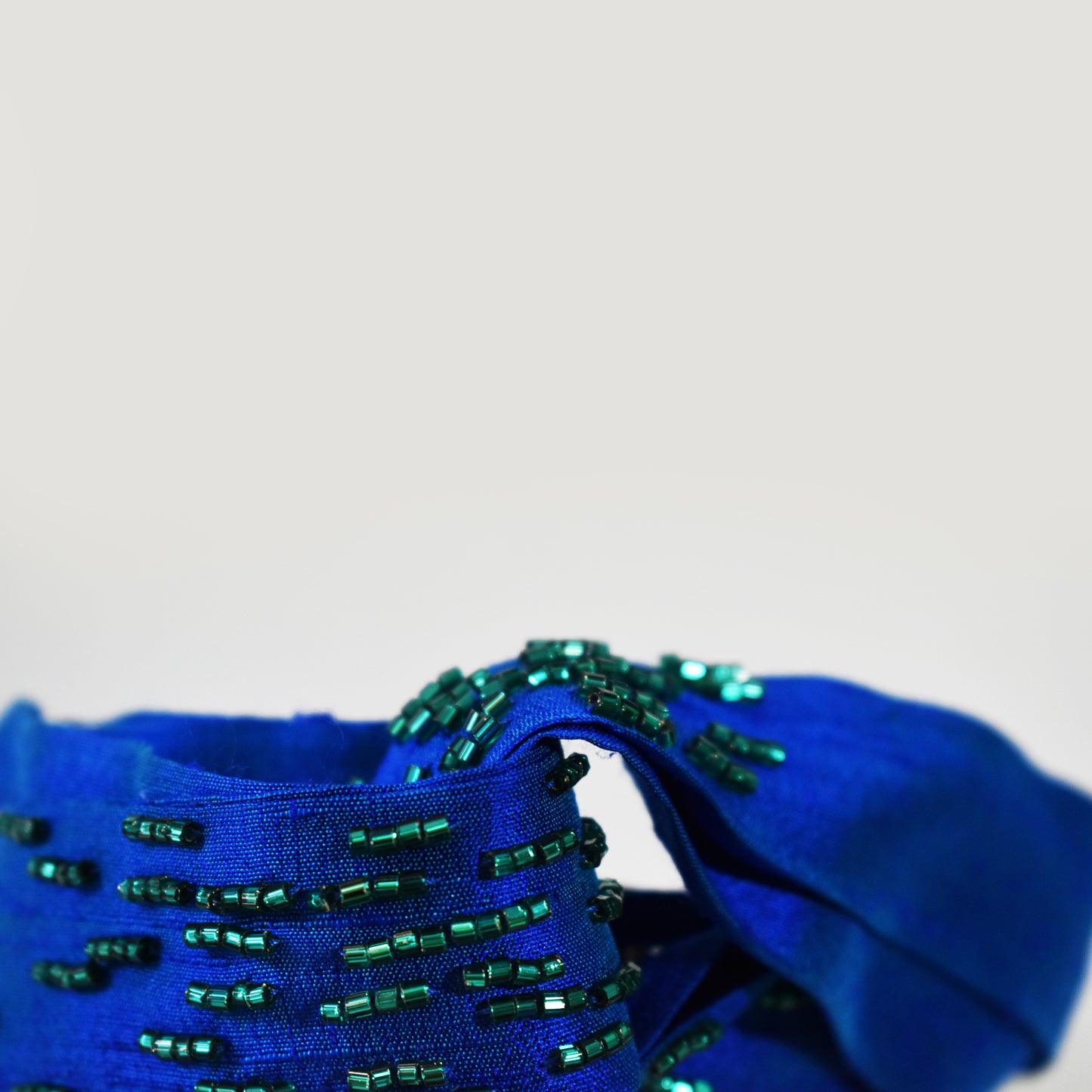 Royal Blue Silk Headband