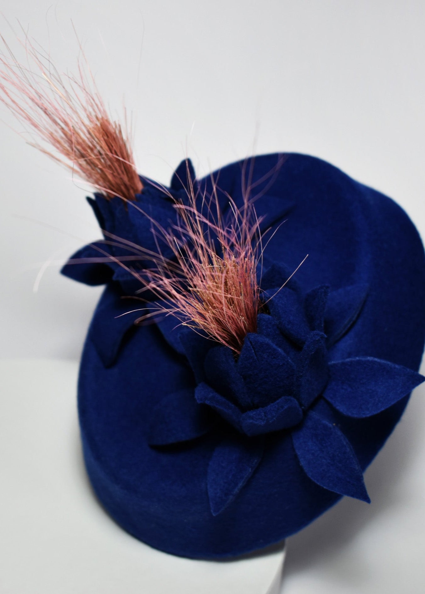 Wool Felt Pillbox Hat