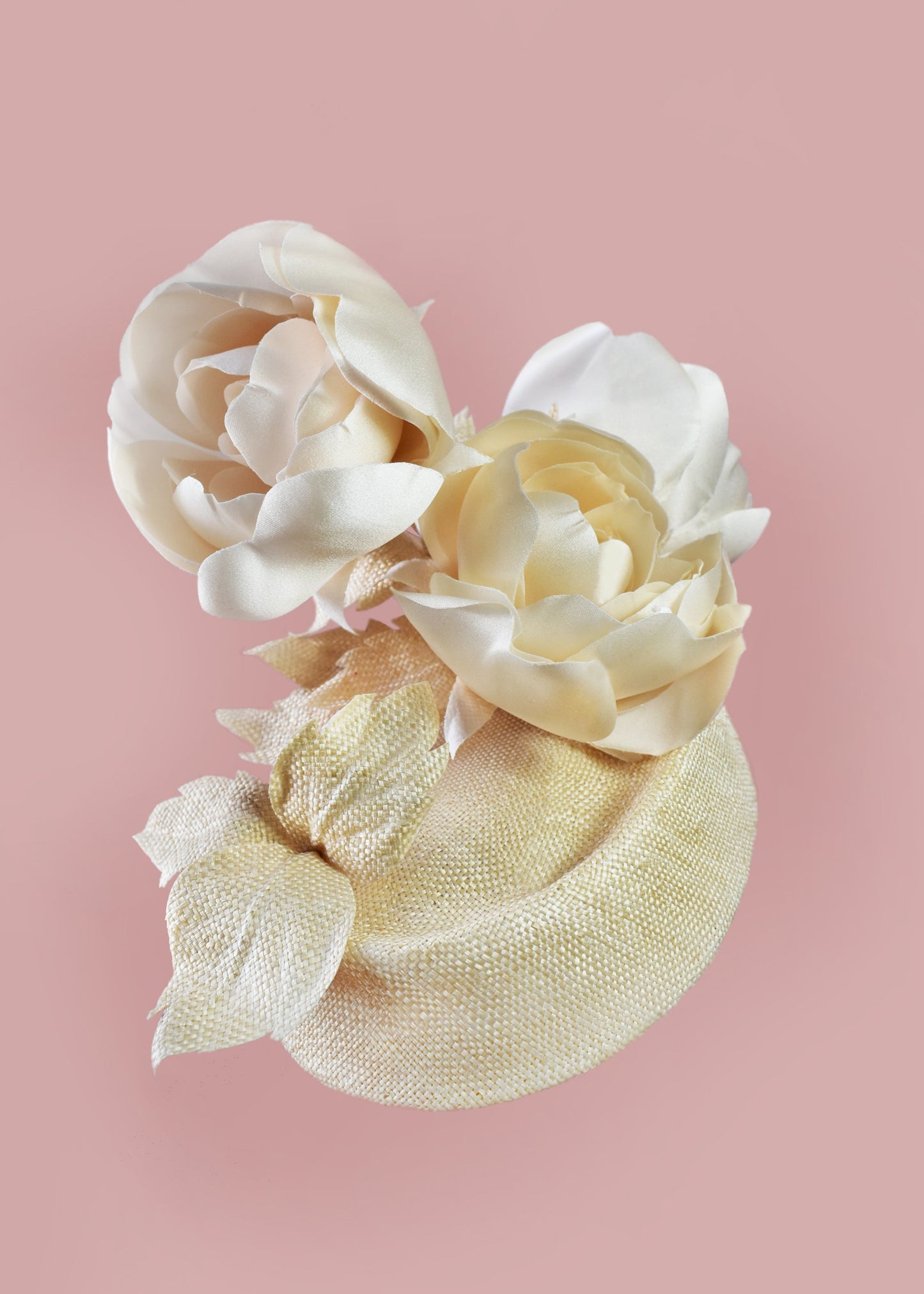 DUCHESSE STRAWBERRY CREAM Pillbox Hat