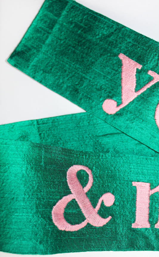 Emerald 'YOU AND ME' Scarf