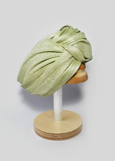 Light Green Millinery Turban