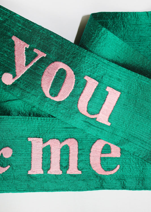 Emerald 'YOU AND ME' Scarf