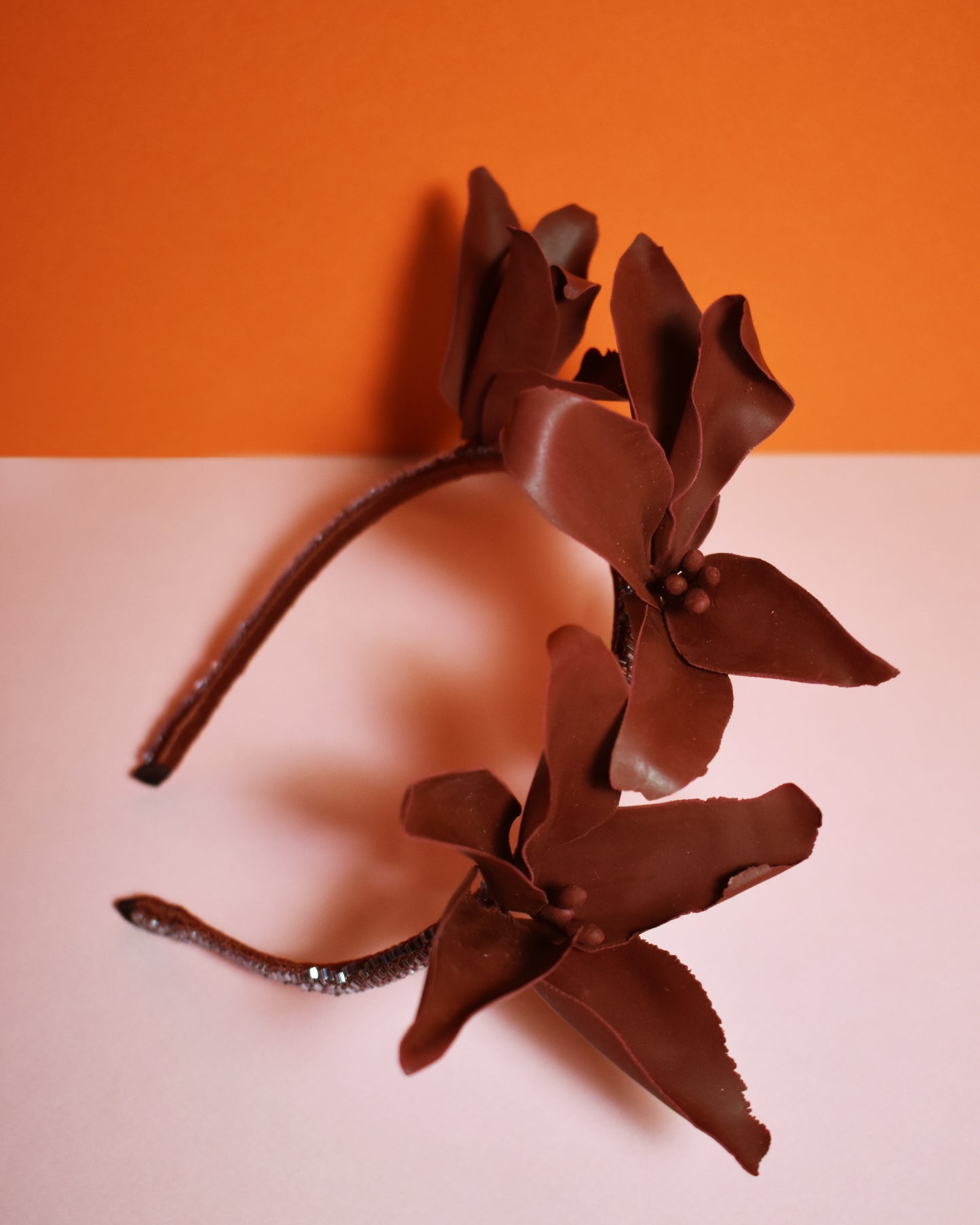 Chocolate Cold Porcelain Headband