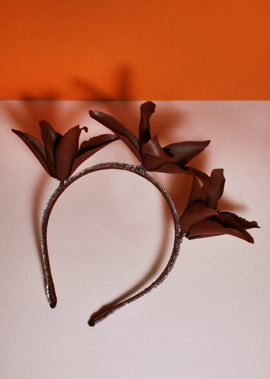 Chocolate Cold Porcelain Headband