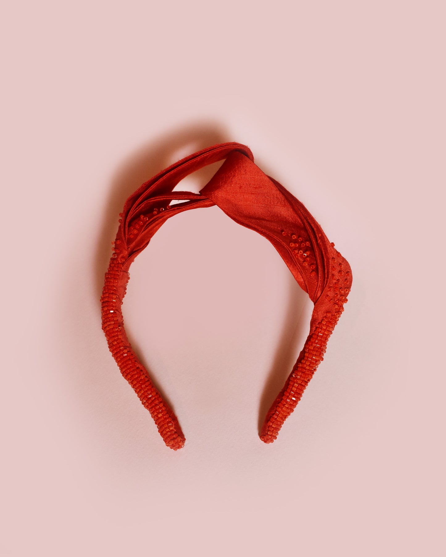 Red Silk Headband