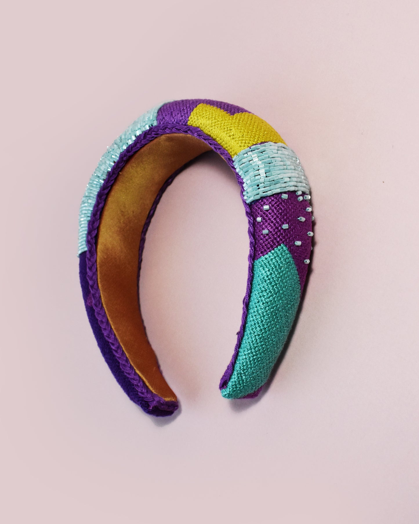 Hand-embroidered Headband