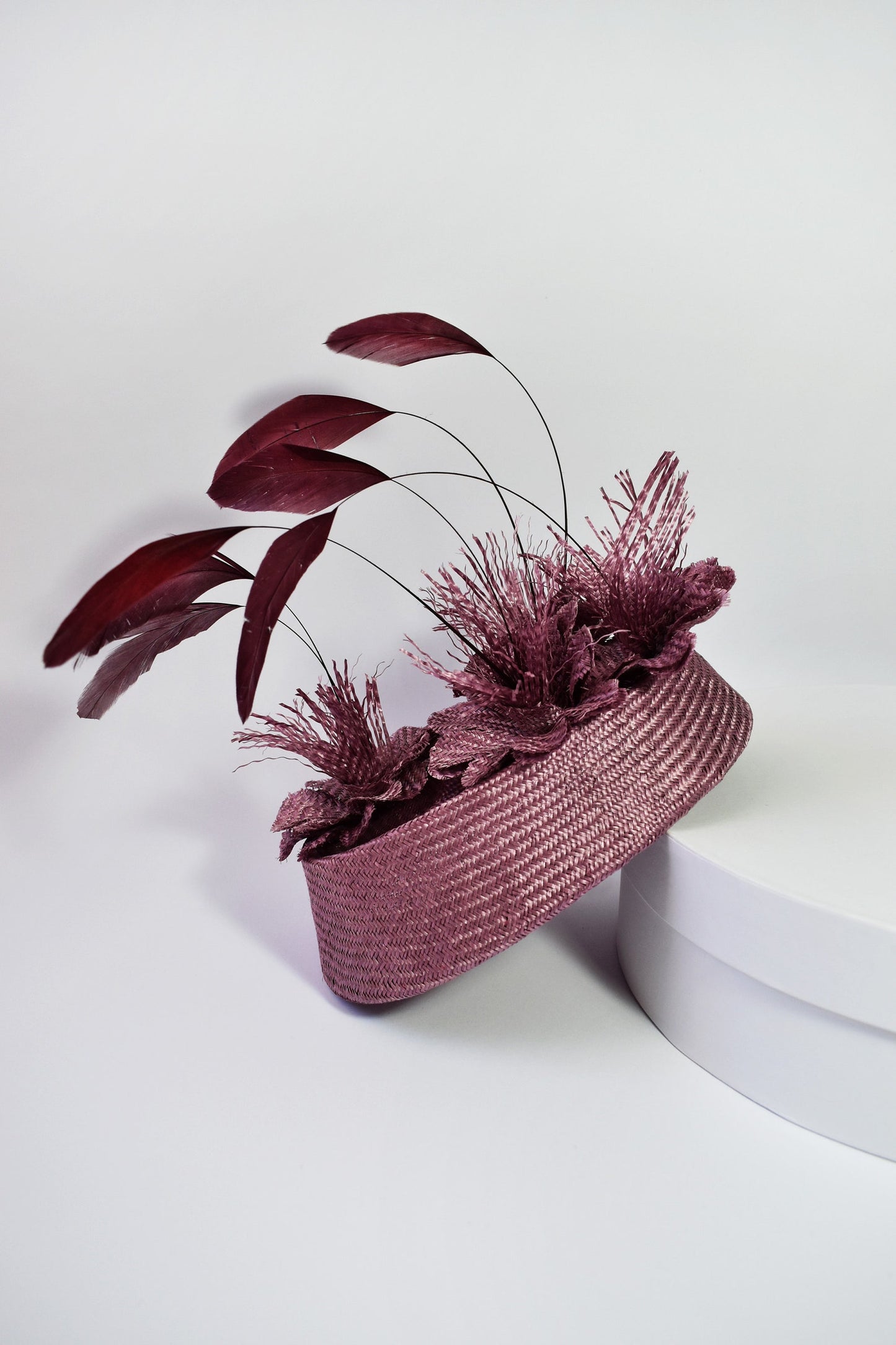 Rosewood Parasisal Pillbox Hat