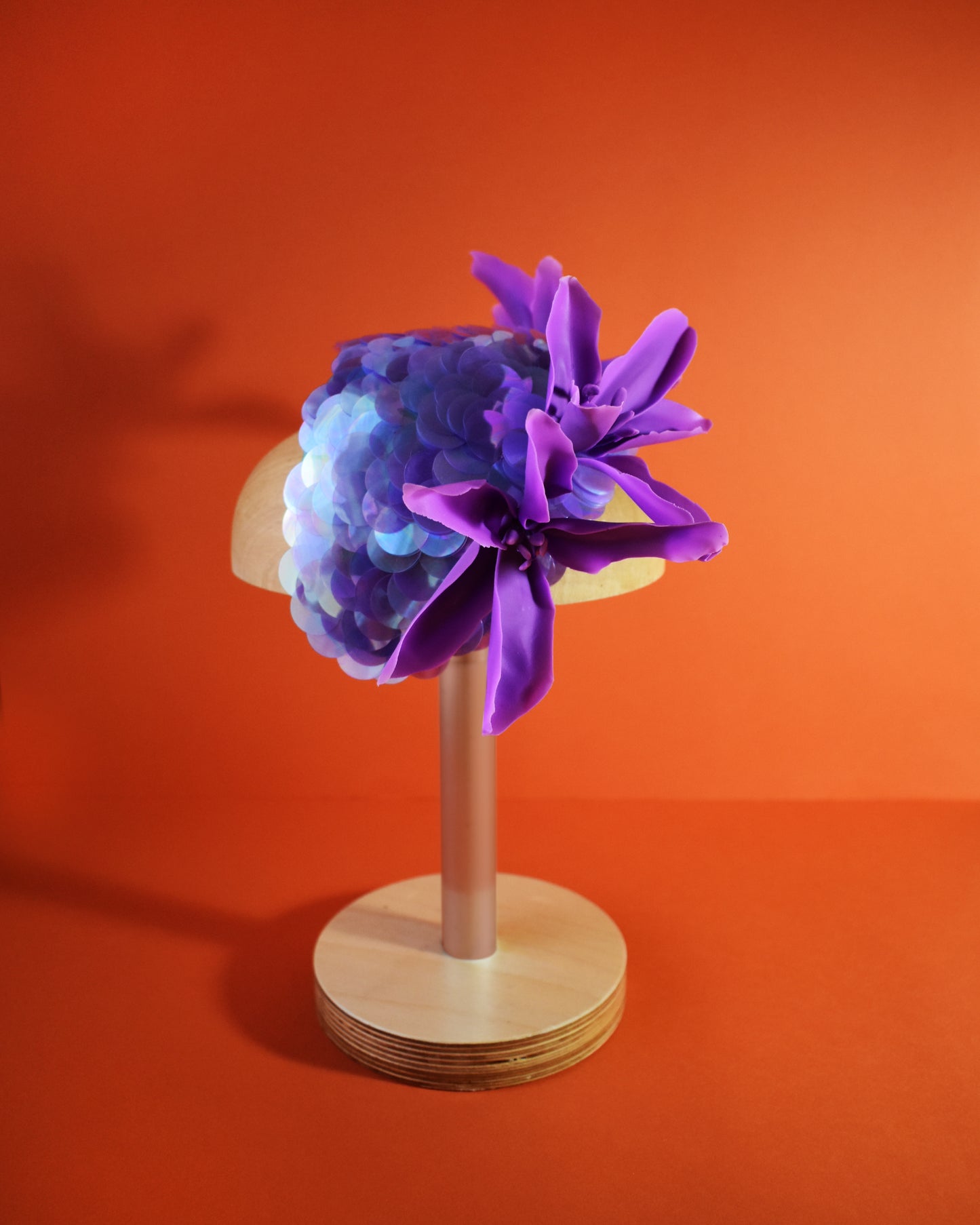 Purple Fascinator Hat